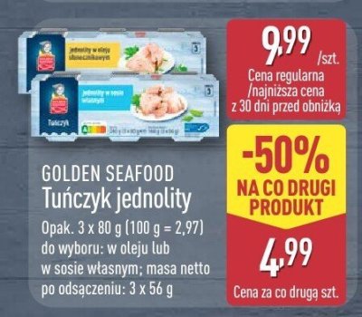 Tuńczyk jednolity  promocja w Aldi