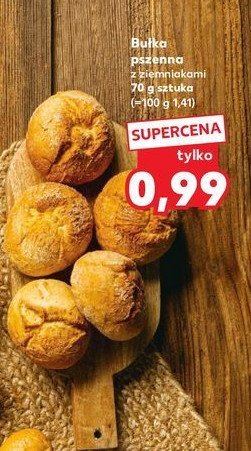 Bułka pszenna z ziemniakami promocja w Kaufland