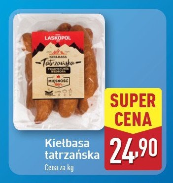 Kiełbasa tatrzańska LASKOPOL promocja w Aldi