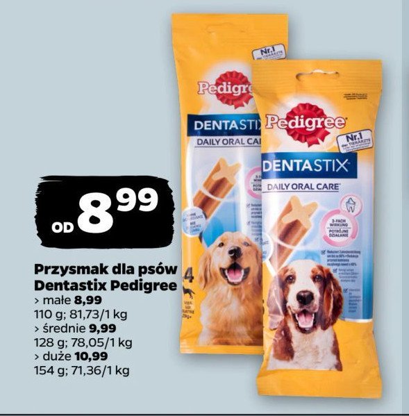 Przysmak dla psa małe rasy Pedigree dentastix promocja