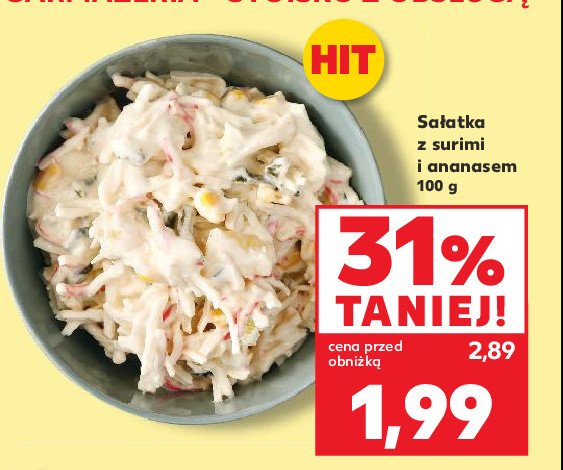Sałatka surimi z ananasem promocja
