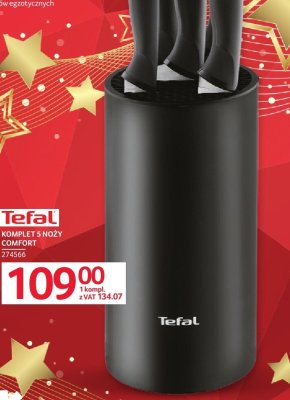 Komplet 5 noży comfort tefal promocja w Selgros