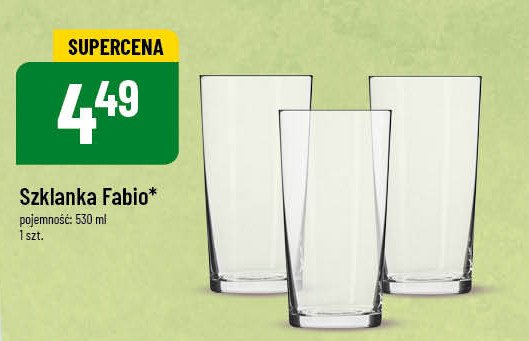 Szklanka fabio 530 ml Domex promocja