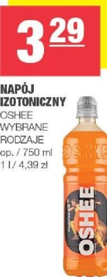Napój izotoniczny Oshee promocja w SPAR
