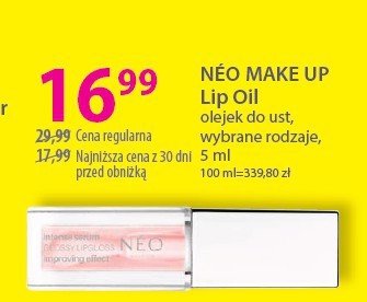 Olejek do ust Neo make up promocja w Hebe