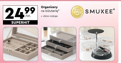 Organizer na biżuterię Smukee promocja