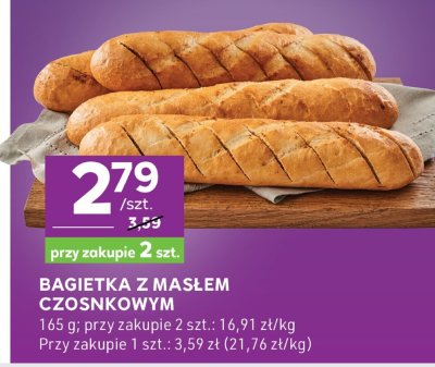 Bagietka z masłem czosnkowym promocja w Stokrotka