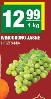 Winogrono jasne Hiszpania promocja w SPAR
