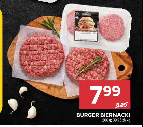 Burgery wołowe Biernacki promocja