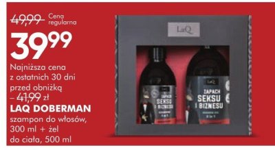 Zestaw kosmetyków LAQ DOBERMAN promocja w Super-Pharm