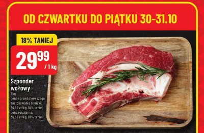 Szponder wołowy promocja w POLOmarket