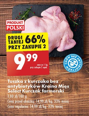 Tuszka z kurczaka bez podrobów Kraina mięs promocja