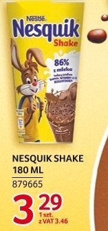 Napój Nesquik Shake promocja w Selgros