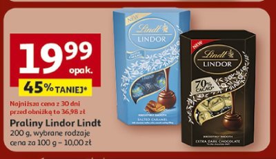Praliny Lindor Lindt promocja w Auchan