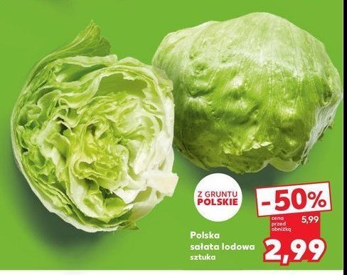 Sałata lodowa promocja w Arhelan