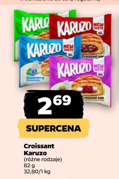 Croissant z nadzieniem czekoladowym Karuzo promocja