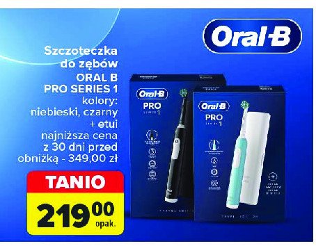 Szczoteczka do zębów pro 1 500 niebieska Oral-b pro promocja