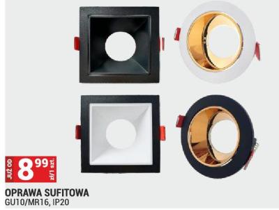 Oprawa sufitowa GU10/MR16, IP20 promocja w Merkury Market