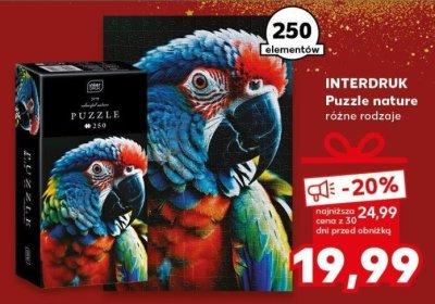 Puzzle nature INTERDRUK różne rodzaje 250 elementów promocja w Kaufland