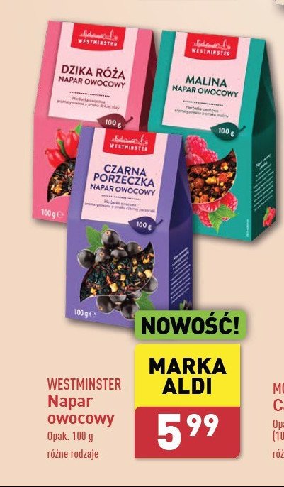 Napar czarna porzeczka Westminster promocja