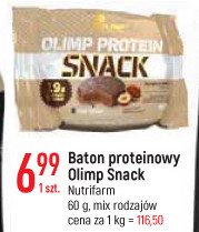 Baton energetyczny orzechowy Olimp protein snack Olimp labs promocja