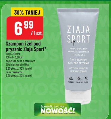 Szampon i żel pod prysznic Sport promocja w POLOmarket