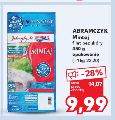 Mintaj filet Abramczyk promocja