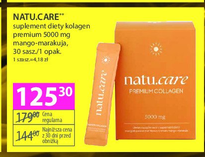 Suplement diety kolagen premium mango-marakuja Natu.care promocja