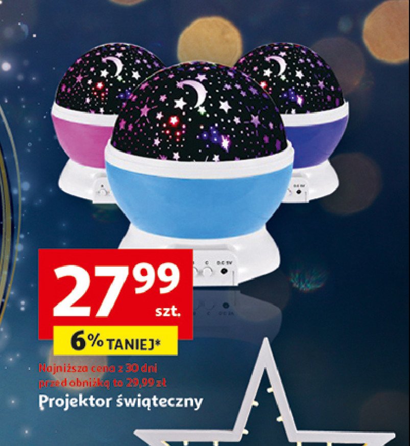 Projektor świąteczny promocja