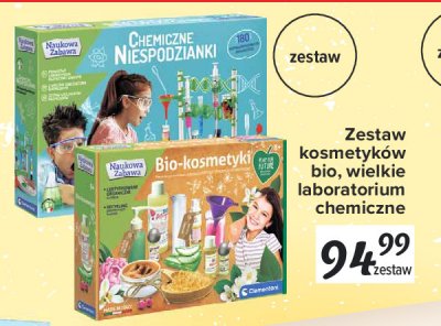 Naukowa zabawa bio-kosmetyki Clementoni promocja