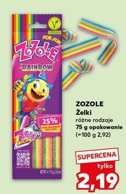 Żelki hello zelo rainbow Zozole promocja