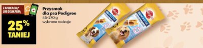 Przysmak dla psa Pedigree promocja w Delikatesy Centrum