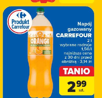 Napoj orange Carrefour classic promocja