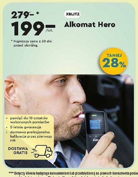 Alkomat hero Xblitz promocja