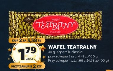 Wafel teatralny Kopernik promocja