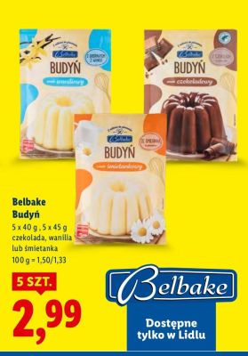 Budyń 5-pak czekolada promocja w Lidl