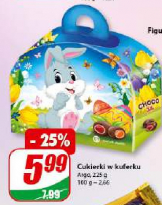 Cukierki choco jello - kuferek Argo promocja