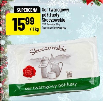 Ser twarogowy półtłusty Skoczowskie OSM Skoczów promocja w POLOmarket