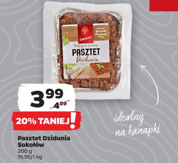 Pasztet dzidunia Sokołów promocja w Netto