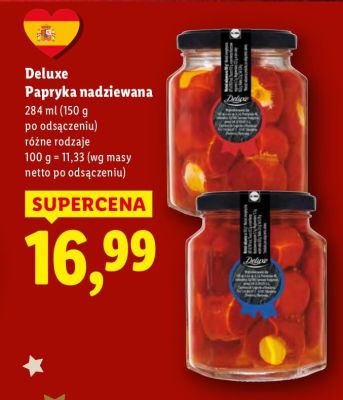 Papryka nadziewana 284 ml, różne rodzaje promocja w Lidl