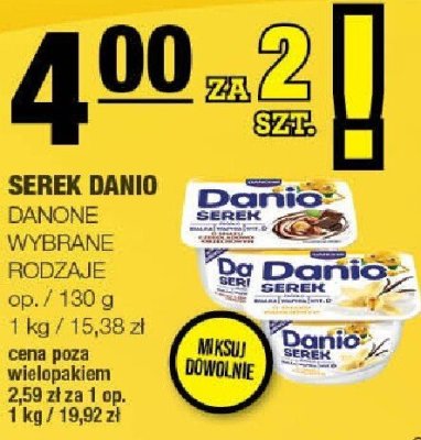 Serek Danio Danone promocja w SPAR