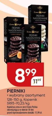 Pierniki wybrany asortyment Kopernik promocja w Chata Polska