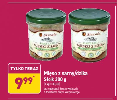 Mięso z dzika Masarnia strzała promocja