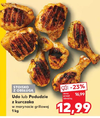 Podudzie z kurczaka w marynacie na grilla promocja w Kaufland