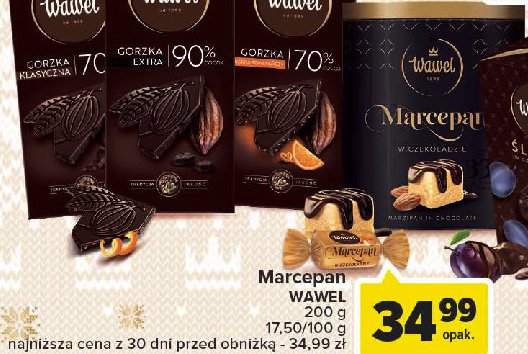 Marcepan w czekoladzie WAWEL MARCEPAN promocja