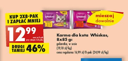 Karma dla kota kremowa zupa z kurczakiem Whiskas promocja