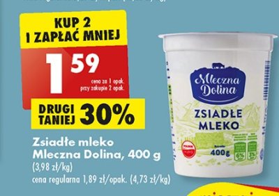 Zsiadłe mleko Mleczna dolina promocja