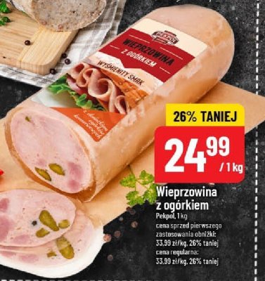 Wieprzowina z ogórkiem Pekpol promocja w POLOmarket