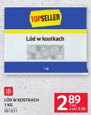 Lód w kostkach Topseller 1kg promocja w Selgros