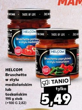 Bruschetta pomidorowa mediolańska Helcom promocja
